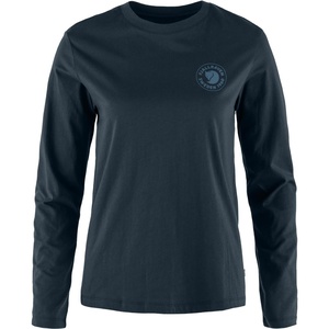 image:imageFjllrven Womens 1960 Logo TShirt Ls WDark Navy