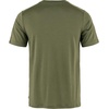 image:imageFjallraven Abisko Wool Logo Mens Short Sleeve Shirt Merino Wool Blend  Slim FitLaurel Green