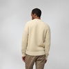 image:imageFjallraven Ovik Waffle Knit Mens Round Neck Sweater  Regular FitLight Beige