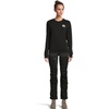 image:imageFjllrven 1960 Logo Badge Womens Sweatshirt  Organic Cotton Soft Fleece Warmth Classic Fit  Hiking TravelBlack