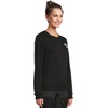 image:imageFjllrven 1960 Logo Badge Womens Sweatshirt  Organic Cotton Soft Fleece Warmth Classic Fit  Hiking TravelBlack