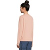 image:imageFjllrven 1960 Logo Badge Womens Sweatshirt  Organic Cotton Soft Fleece Warmth Classic Fit  Hiking TravelChalk Rose