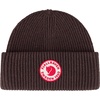 image:imageFjllrven 1960 Logo Hat Beanie  Knit Winter Cap with Folded Cuff Warm Soft Everyday Outdoor HatBlack Oak