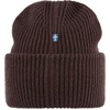 image:imageFjllrven 1960 Logo Hat Beanie  Knit Winter Cap with Folded Cuff Warm Soft Everyday Outdoor HatBlack Oak