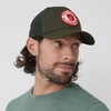 image:imageFjllrven 1960 Logo Langtradarkeps Cap  Breathable Mesh Adjustable Snapback Trucker Style  Hiking TravelPatina Green