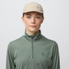 image:imageFjllrven Abisko Day Hike Womens Half Zip  Moisture Wicking Fabric Lightweight Comfortable Stretch  Hiking TrekkingPatina Green