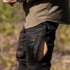 image:imageFjllrven Abisko Hybrid Trail Mens Trekking Trousers  Reinforced Areas Stretch Durable Fabric  Hiking TrekkingBlack