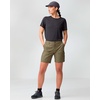 image:imageFjllrven Abisko Hybrid Trail Womens Shorts  Stretch Panels Reinforced Areas Durable Fabric  Hiking TrekkingLaurel Green