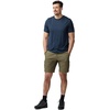 image:imageFjllrven Abisko Lite Mens Short Sleeve Shirt  Comfortable Lightweight Breathable Fabric  Hiking TravelDark Navy