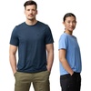 image:imageFjllrven Abisko Lite Mens Short Sleeve Shirt  Comfortable Lightweight Breathable Fabric  Hiking TravelDark Navy