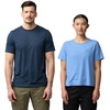 image:imageFjllrven Abisko Lite Mens Short Sleeve Shirt  Comfortable Lightweight Breathable Fabric  Hiking TravelDark Navy