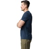 image:imageFjllrven Abisko Lite Mens Short Sleeve Shirt  Comfortable Lightweight Breathable Fabric  Hiking TravelDark Navy