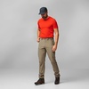 image:imageFjllrven Abisko Mens Trekking Trousers  Stretch Panels Reinforced Knees Durable Fabric  Hiking TrekkingSuede Brown