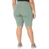 image:imageFjllrven Abisko Short Womens Biker Shorts  Stretch Fit Moisture Wicking Fabric  Hiking TrekkingPatina Green