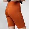 image:imageFjllrven Abisko Short Womens Biker Shorts  Stretch Fit Moisture Wicking Fabric  Hiking TrekkingTerracotta Brown