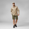 image:imageFjllrven Abisko Trail Mens Long Sleeve Trekking Shirt  Comfortable Lightweight Breathable Fabric  Hiking TrekkingFossil