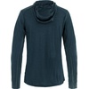 image:imageFjllrven Abisko Womens Wool Hoodie  Temperature Regulating Merino Wool Lightweight Warmth  Hiking TrekkingDark Navy