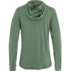 image:imageFjllrven Abisko Womens Wool Hoodie  Temperature Regulating Merino Wool Lightweight Warmth  Hiking TrekkingPatina Green