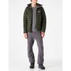 image:imageFjllrven Expedition Pack Down Hoodie Mens Jacket  Lightweight Warm Packable Insulated Winter Layer for Hiking TrekkingDeep Forest