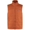 image:imageFjllrven Expedition XLatt Mens Vest  Water and Wind Resistant Insulated Lightweight Packable  Hiking TravelTerracotta Brown