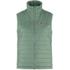 image:imageFjllrven Expedition XLatt Womens Vest  Water and Wind Resistant Insulated Lightweight Packable  Hiking TravelPatina Green