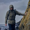 image:imageFjllrven HC Hydratic Trail Mens Shell Jacket  Waterproof Windproof Insulated Breathable Fabric  Hiking TrekkingFlame Orange