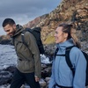image:imageFjllrven HC Hydratic Trail Mens Shell Jacket  Waterproof Windproof Insulated Breathable Fabric  Hiking TrekkingFlame Orange