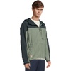 image:imageFjllrven High Coast Wind Mens Wind Jacket  Wind Resistant Shell Lightweight Fabric Packable Design  Hiking TrekkingPatina GreenNavy