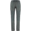 image:imageFjllrven Keb Curved Womens Trekking Trousers  Water Resistant Vented Reinforced Fabric Curved Fit  Hiking TrekkingBasalt