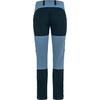 image:imageFjllrven Keb Curved Womens Trekking Trousers  Water Resistant Vented Reinforced Fabric Curved Fit  Hiking TrekkingDark NavyDawn Blue