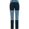 image:imageFjllrven Keb Curved Womens Trekking Trousers  Water Resistant Vented Reinforced Fabric Curved Fit  Hiking TrekkingDark Navydawn Blue