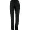 image:imageFjllrven Nikka Curved Womens Trekking Trousers  Water Resistant Reinforced Fabric Curved Fit  Hiking TrekkingBlack