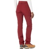 image:imageFjllrven Nikka Curved Womens Trekking Trousers  Water Resistant Reinforced Fabric Curved Fit  Hiking TrekkingBordeaux Red