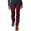 image:imageFjllrven Nikka Curved Womens Trekking Trousers  Water Resistant Reinforced Fabric Curved Fit  Hiking TrekkingDark Garnet