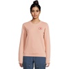 image:imageFjllrven 1960 Logo Badge Womens Sweatshirt  Organic Cotton Soft Fleece Warmth Classic Fit  Hiking TravelChalk Rose