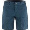 image:imageFjllrven Abisko Hybrid Trail Womens Shorts  Stretch Panels Reinforced Areas Durable Fabric  Hiking TrekkingNavy
