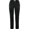 image:imageFjllrven Keb Curved Womens Trekking Trousers  Water Resistant Vented Reinforced Fabric Curved Fit  Hiking TrekkingBlack