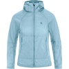 image:imageFjllrven Keb Latt Womens Wind Jacket  Water and Wind Resistant Insulated Lightweight Packable  Hiking TrekkingBreeze Blue