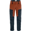 image:imageFjllrven Keb Mens Trekking Trousers  Durable Water Resistant Vented Reinforced Stretch Fabric  Hiking TrekkingDark NavyAutumn Leaf