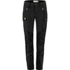 image:imageFjllrven Nikka Curved Womens Trekking Trousers  Water Resistant Reinforced Fabric Curved Fit  Hiking TrekkingBlack