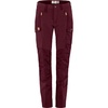 image:imageFjllrven Nikka Curved Womens Trekking Trousers  Water Resistant Reinforced Fabric Curved Fit  Hiking TrekkingDark Garnet