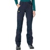 image:imageFjllrven Nikka Curved Womens Trekking Trousers  Water Resistant Reinforced Fabric Curved Fit  Hiking TrekkingDark Navy