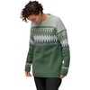 image:imageFjllrven Womens vik Path Knit WDeep Patinamisty Green