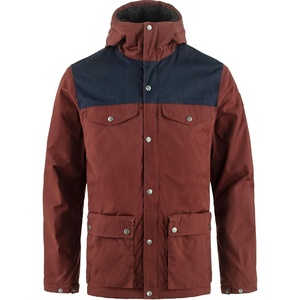 image:imageFjallraven Greenland Winter Mens Insulated FullZip Midlayer JacketMaroonDark Navy