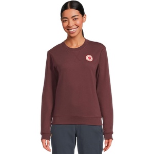 image:imageFjllrven 1960 Logo Badge Womens Sweatshirt  Organic Cotton Soft Fleece Warmth Classic Fit  Hiking TravelPort