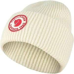 image:imageFjllrven 1960 Logo Hat Beanie  Knit Winter Cap with Folded Cuff Warm Soft Everyday Outdoor HatChalk White