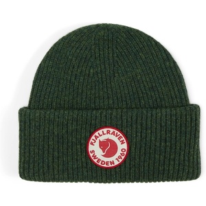 image:imageFjllrven 1960 Logo Hat Beanie  Knit Winter Cap with Folded Cuff Warm Soft Everyday Outdoor HatDeep Forest