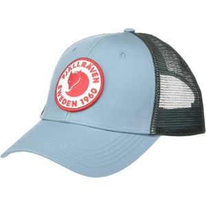 image:imageFjllrven 1960 Logo Langtradarkeps Cap  Breathable Mesh Adjustable Snapback Trucker Style  Hiking TravelClay Blue