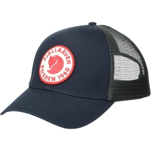 image:imageFjllrven 1960 Logo Langtradarkeps Cap  Breathable Mesh Adjustable Snapback Trucker Style  Hiking TravelDark Navy