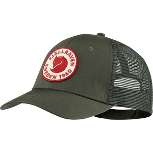 image:imageFjllrven 1960 Logo Langtradarkeps Cap  Breathable Mesh Adjustable Snapback Trucker Style  Hiking TravelDeep Forest